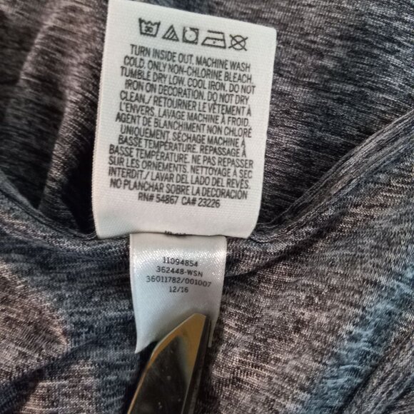 Victorias Secret Pink S Tank Top Washington Nationals Womens Racerback Gray - Picture 8 of 8